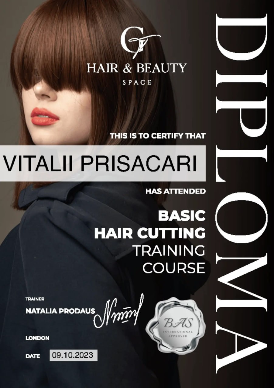 Basic Hair Cutting Training, Diploma